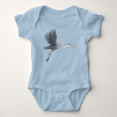 Great Blue Heron Flying Romper (Voorkant)