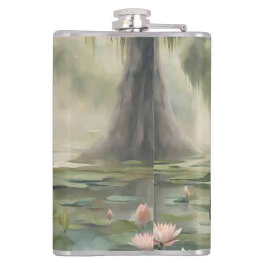 Great Blue Heron Heupfles (Achterkant)