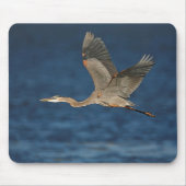 Great Blue Heron in Flight Muismat (Voorkant)