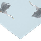Great Blue Heron in Flight Pattered Korte Tafelloper (Hoek)
