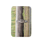 Great Blue Heron in Lake ChamPlain Badmat (Voorkant Verticaal)