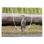Great Blue Heron in Lake ChamPlain Large Cadeautasje (Achterkant)