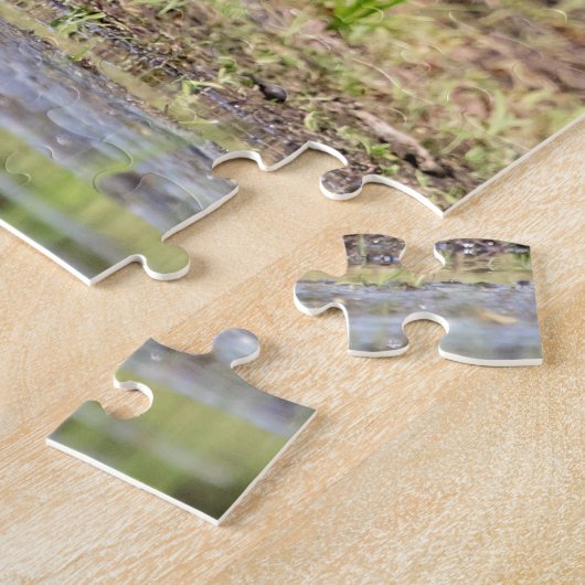 Great Blue Heron in Lake ChamPlain Legpuzzel (Zijkant)