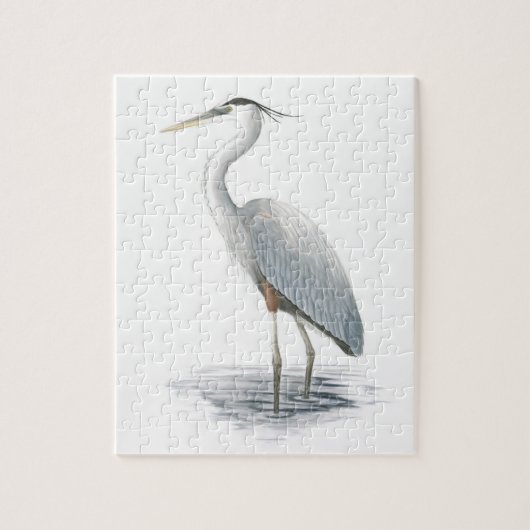 Great Blue Heron Jigzaag Puzzle Legpuzzel (Verticaal)