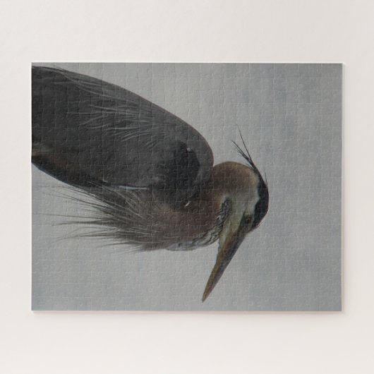 Great Blue Heron Jigzaag Puzzle Legpuzzel (Horizontaal)