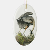 Great Blue Heron, John Audubon Keramisch Ornament (Rechts)