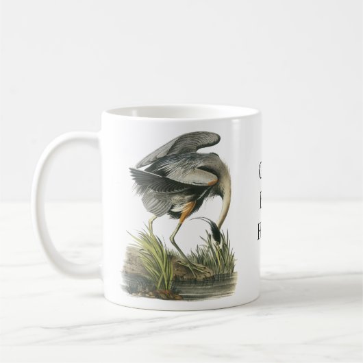 Great Blue Heron, John Audubon Koffiemok (Links)