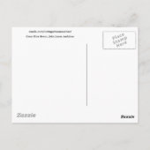 Great Blue Heron, John James Audubon Briefkaart (Achterkant)