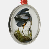 Great Blue Heron, John James Audubon Metalen Ornament (Rechts)
