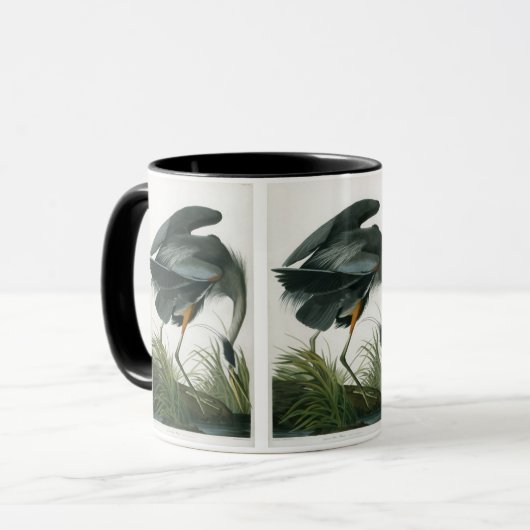 Great Blue Heron, John James Audubon Mok (Voorkant links)