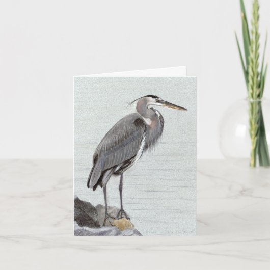 Great Blue Heron Kaart (Voorkant)
