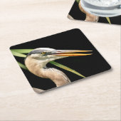 Great Blue Heron Kartonnen Onderzetters (Schuin)
