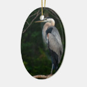 Great Blue Heron Keramisch Ornament (Links)