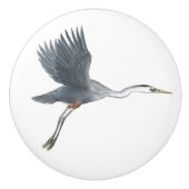 Great Blue Heron Keramische Knop (Voorkant)