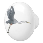 Great Blue Heron Keramische Knop (Rechts)