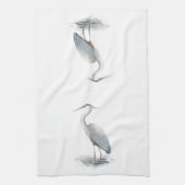 Great Blue Heron Kitchen Towel Theedoek (Verticaal)