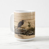 Great Blue Heron Koffiemok (Voorkant links)