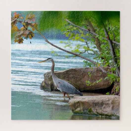 Great Blue Heron Legpuzzel (Verticaal)
