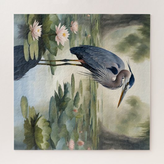Great Blue Heron Legpuzzel (Horizontaal)
