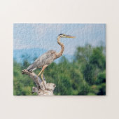 Great Blue Heron Legpuzzel (Horizontaal)