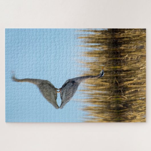 Great Blue Heron Legpuzzel (Horizontaal)