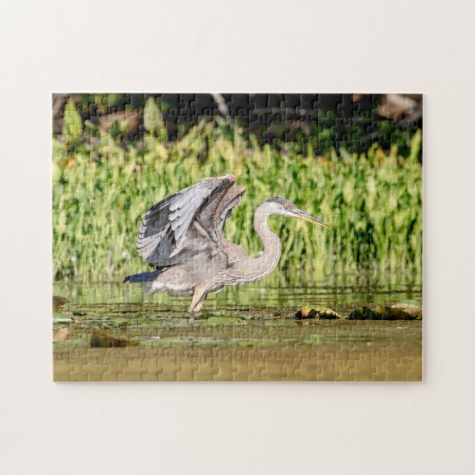 Great Blue Heron Legpuzzel (Horizontaal)