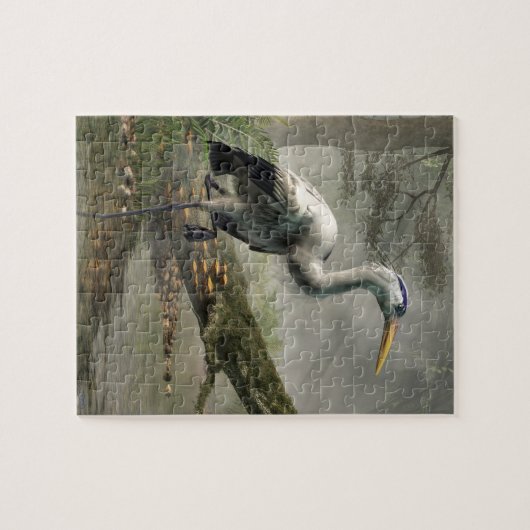 Great Blue Heron Legpuzzel (Horizontaal)