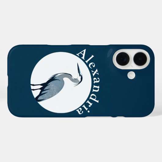 Great Blue Heron Logo Case-Mate iPhone Case (Achterkant (horizontaal))