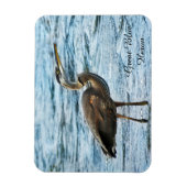 Great Blue Heron Magneet (Verticaal)