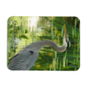 Great Blue Heron Magnet Magneet (Horizontaal)