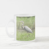 Great Blue Heron Matglas Koffiemok (Links)