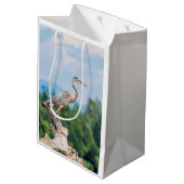 Great Blue Heron Medium Cadeauzakje (Achterkant Gekanteld)