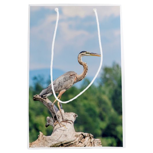 Great Blue Heron Medium Cadeauzakje (Voorkant)