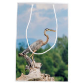 Great Blue Heron Medium Cadeauzakje (Achterkant)