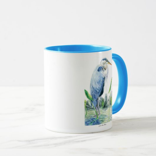 Great Blue Heron Mok (Voorkant rechts)