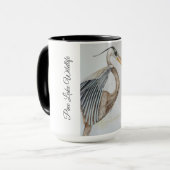 Great Blue Heron Mok (Voorkant links)