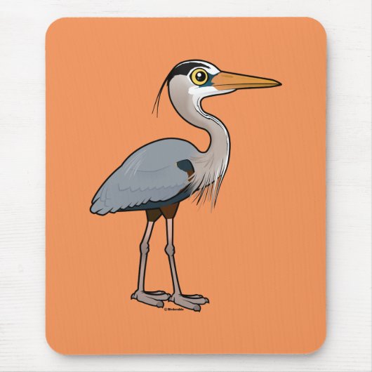 Great Blue Heron Muismat (Voorkant)