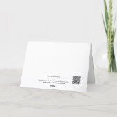 Great Blue Heron on Rustic Dock at Sunset Feestdagen Kaart (Achterkant)