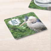 Great Blue Heron onderzetter (Schuin)