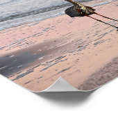 Great Blue Heron op Sunset, Florida Poster (Hoek)