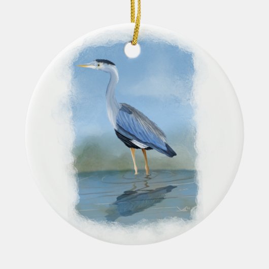 Great Blue Heron Ornament (Voorkant)