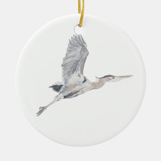 Great Blue Heron Ornament (Voorkant)