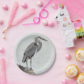 Great Blue Heron Papieren Bordje (Feest)