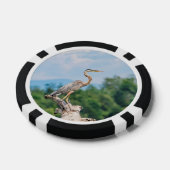 Great Blue Heron Pokerchips (Enkel)
