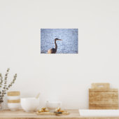 Great Blue Heron Poster (Keuken)