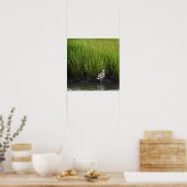 Great Blue Heron Poster (Keuken)
