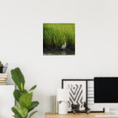 Great Blue Heron Poster (Thuiskantoor)