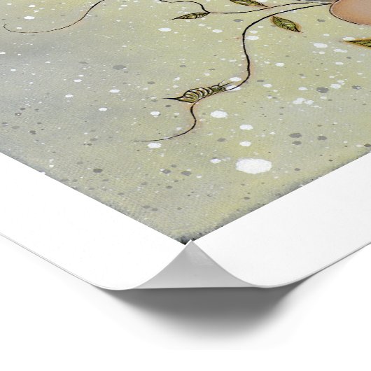 Great Blue Heron Poster (Hoek)