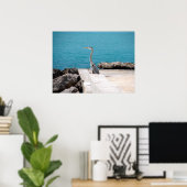 Great Blue Heron Poster (Thuiskantoor)