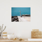 Great Blue Heron Poster (Keuken)